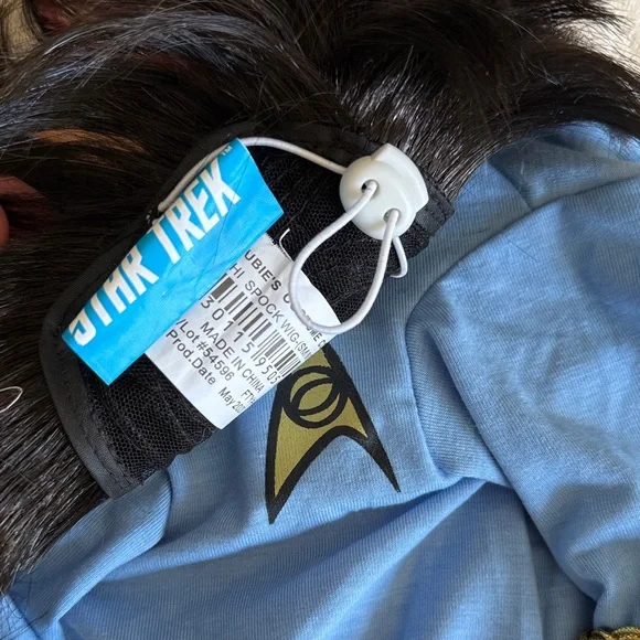 Rubie's Star Trek Dog Costume in Blue and Gold - Picture 3 of 3